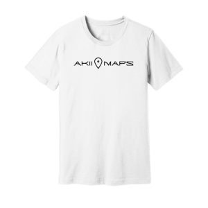 Akii Maps Logo T-Shirt (White)
